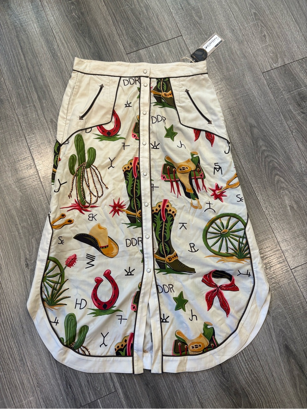 Double D Ranch Atomic Ranch Skirt - Size 12